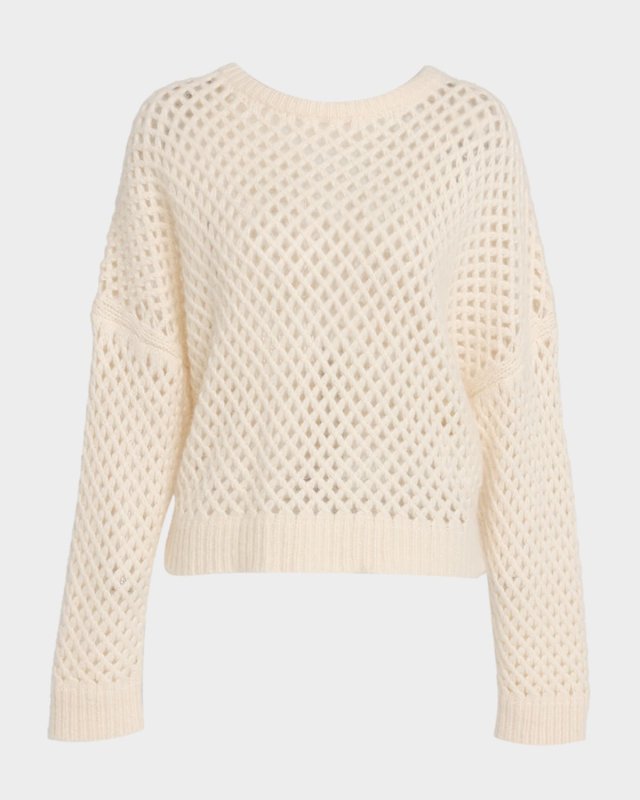 Essen Open-Knit Cashmere-Silk Sweater